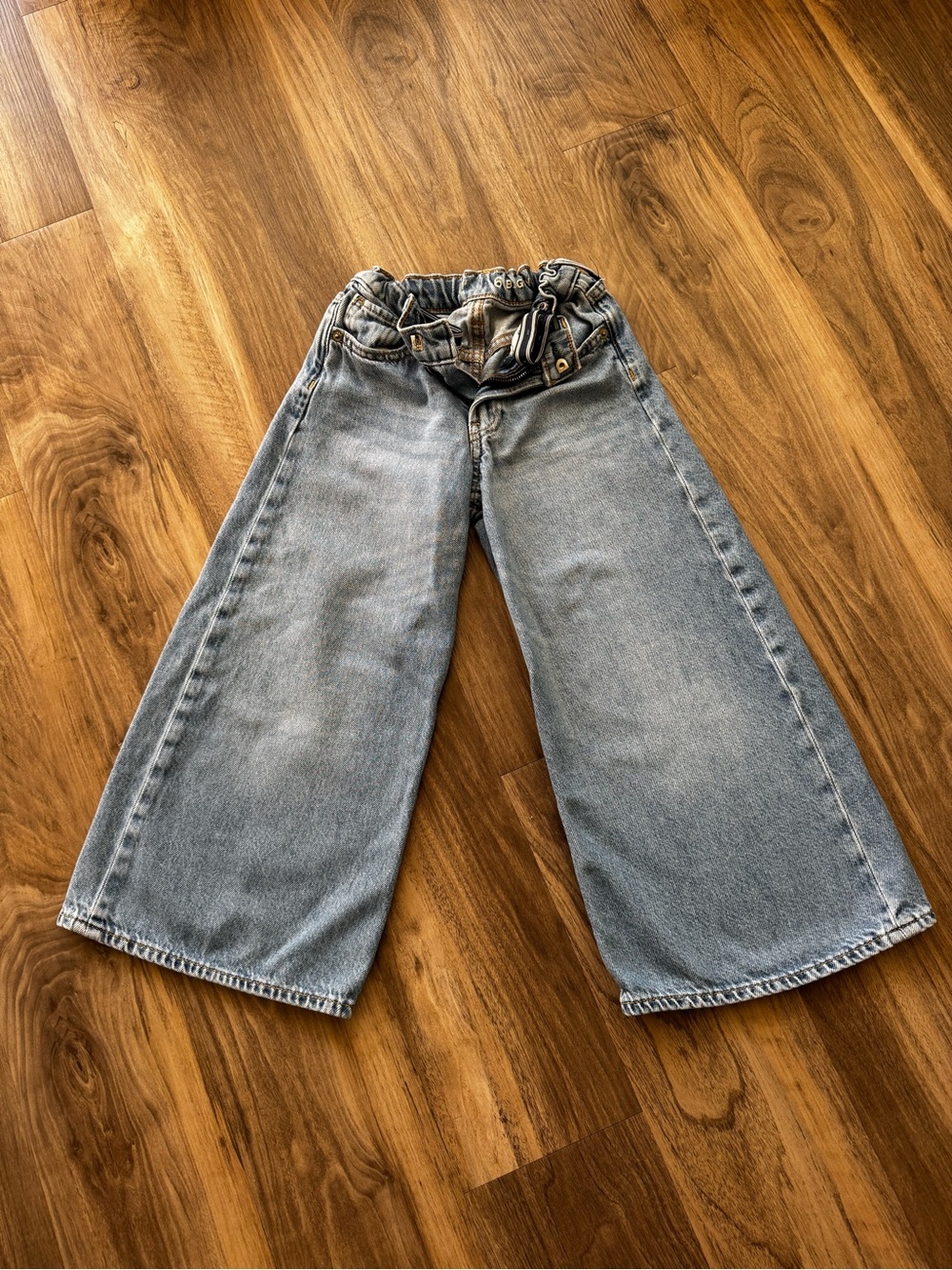 GAP Light Blue Wide-Leg Kids Jeans